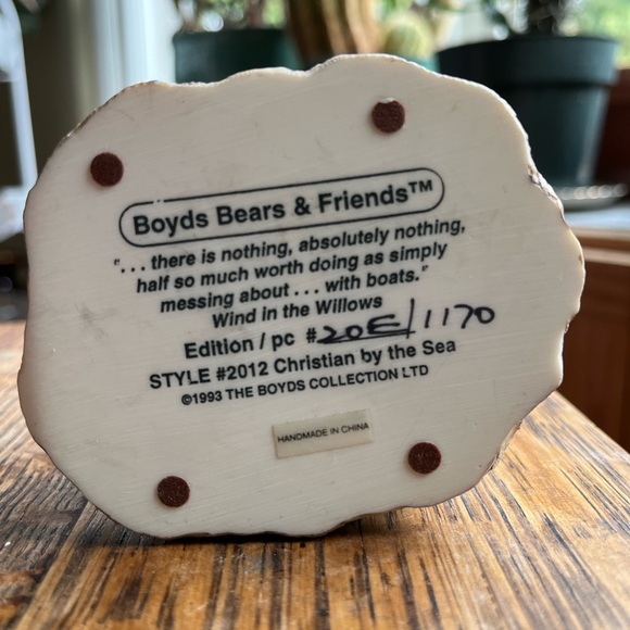 Boyds Bears - Christian by the Sea - Picture 5 of 5